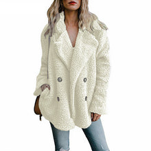 Load image into Gallery viewer, Plush Coat Women Winter Jackets Fluffy Teddy Coat Female Warm Artificial Fleece Winter Clothes  5XL Plus Size Manteau Femme