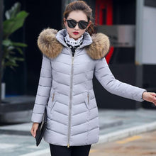 Load image into Gallery viewer, Woman Spring Padded Hooded Long Jacket White Duck Down Female Overcoat Ultra Light Slim Solid Jackets Coat Portable Parkas