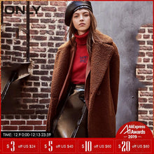 Load image into Gallery viewer, ONLY Autumn winter jacket women Faux Fur Coat Casual  teddy Bear Overcoat | 118322512